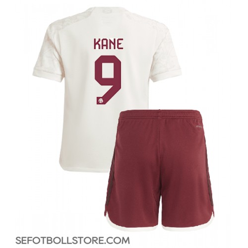 Bayern Munich Harry Kane #9 Replika babykläder Tredjeställ Barn 2023-24 Kortärmad (+ korta byxor)